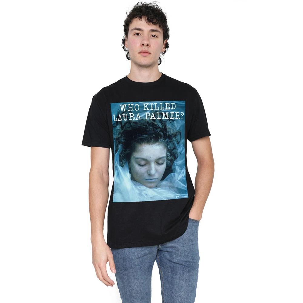 Twin Peaks Who Killed Laura 100% Cotton T-shirt Mens Tees Top S-5XL, Black S