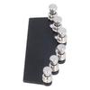 Folk Guitar String Tuning System Metal Guitar Ferrule Bridge Tuning Device for Tone Volume Sustain Improvement Black