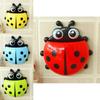 Adorable Ladybug Cartoon Toothbrush Holder With Charming Bathroom Wall Suction