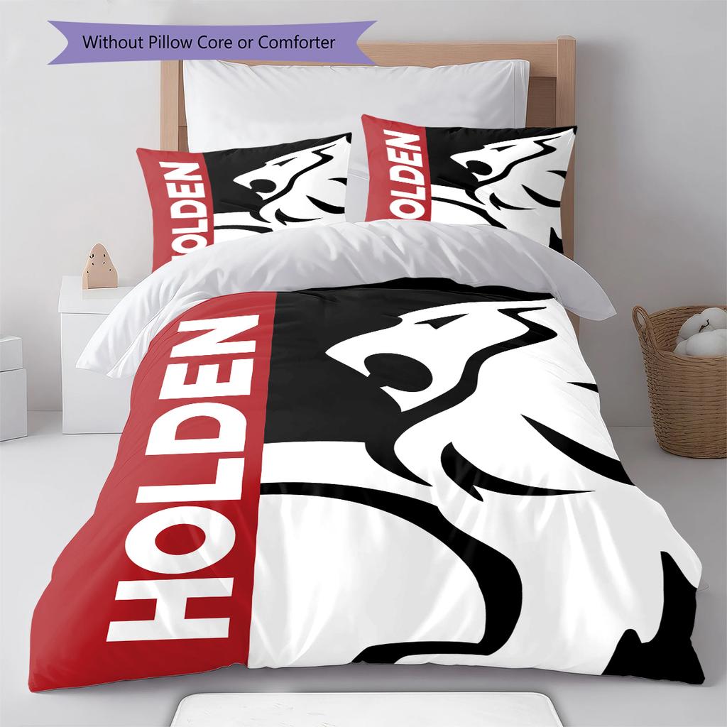 Holden Pattern Bedding,Quilt Set Quilt Cover Pillowcase Home Birthday Gift (1 * Duvet Cover + 2 * Pillowcase, Without Core)