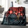 1pc Stranger Things Shadows Tomorrow Flannel Blanket,Ultra Soft Warm Plush Throw for Home Bedroom Bed Sofa Cover Camping Picnic Gift Y72432