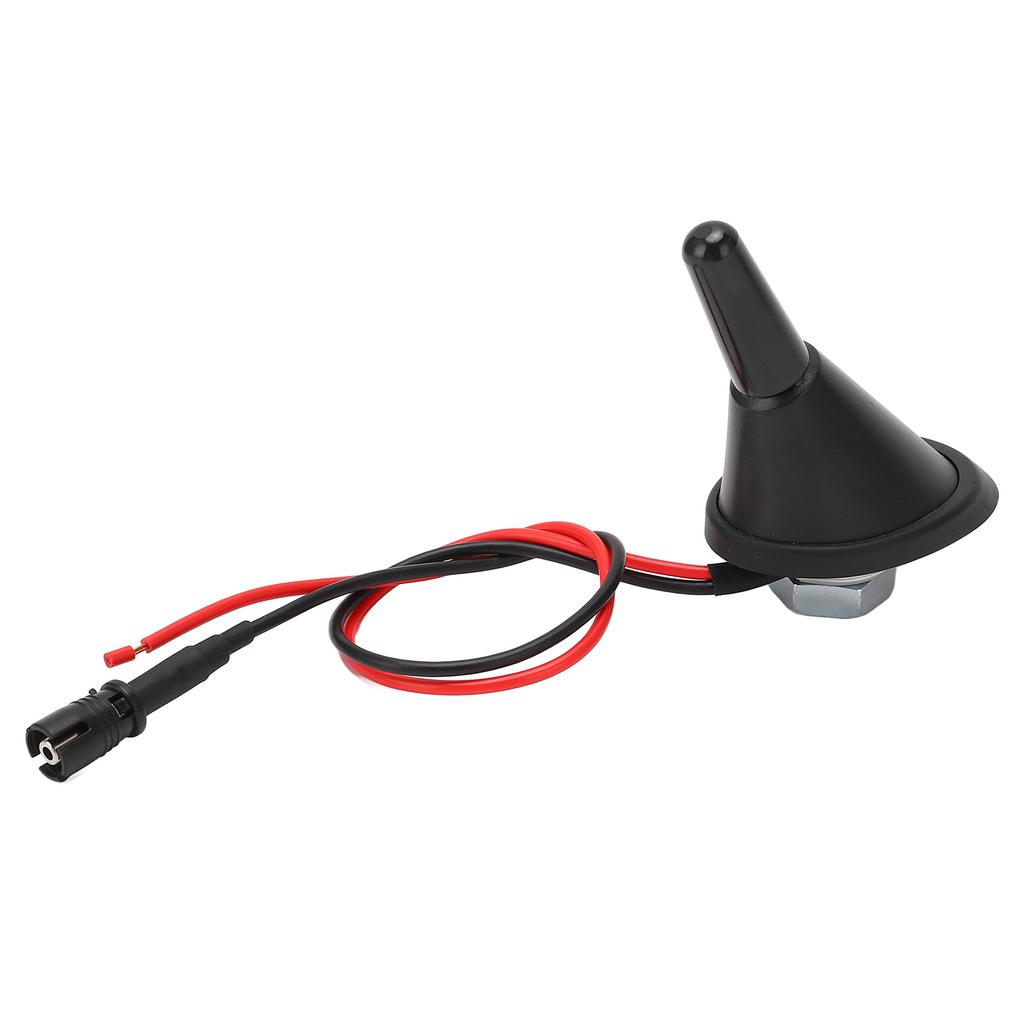 Car Roof Antenna Raku 2 Base with Amplifier Kit Short Type Universal Compact Design for Automobiles