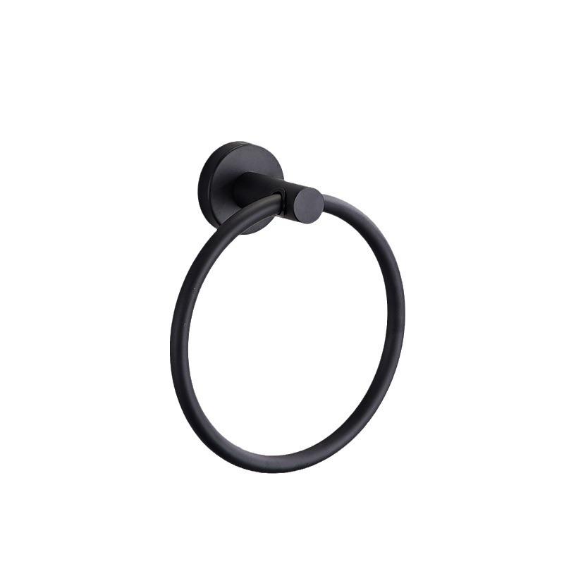 304 Stainless Steel Wall-Mounted Towel Ring for Bathroom, Kitchen, and Hotel Use
