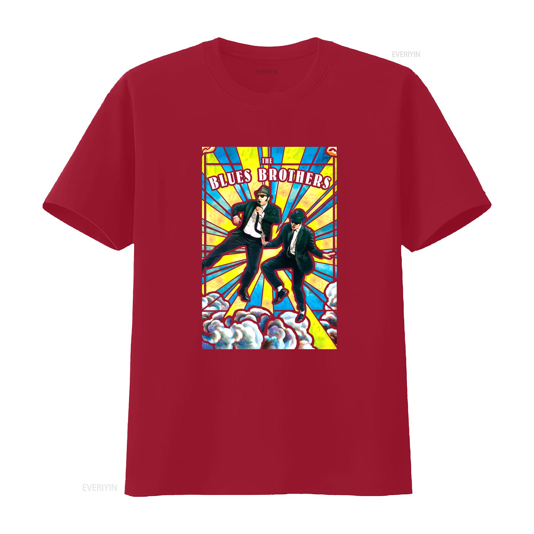 The Blues Brothers 1980 T shirt Popular Comedy Adventure Action movie with John Belushi Dan Aykroyd Gen X vintage Washed Casual S