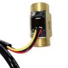 Water Flow Sensor G1/2 Hall Effect Sensor DC 5V 1-30L/min Copper Body Suitable for Water Heaters Purifiers and Vending Machines