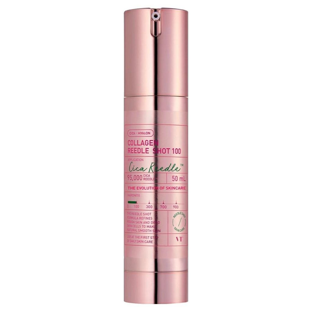 VT COSMETICS CICA REEDLE 100 Shot Hautpflege, 7 Varianten (50ml) – Vitamin C, Retinol, Hyaluronsäure, Kollagen, Schwarzer Trüffel, Koreanisch