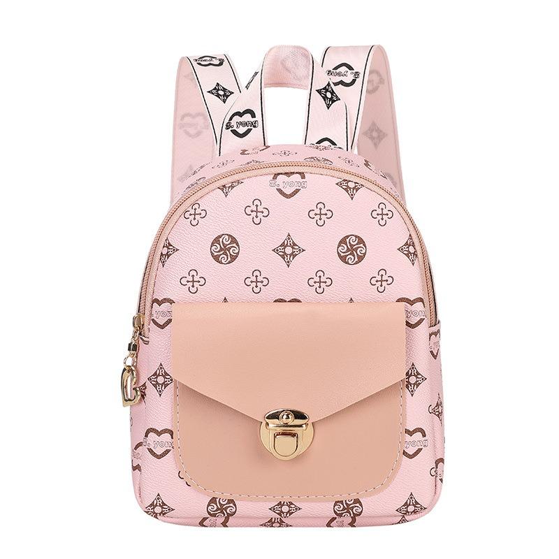 Backpack Mini Summer New Ladies Backpack Classic Fashion Printed Small School Bag