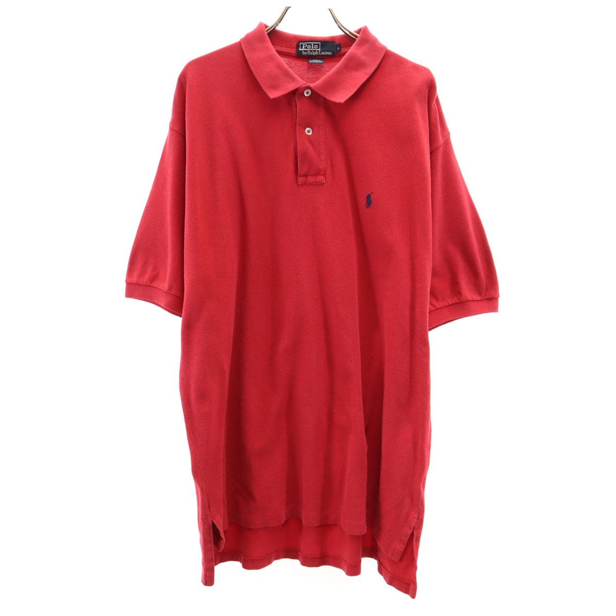 

Polo by Ralph Lauren Short sleeve Polo shirt L Red series Fawn Men s Used