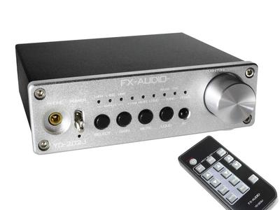 Duálny monaurálny digitálny integrovaný zosilňovač s digitálnym zosilňovačom IC YDA138, USB vstup, DAC zosilňovač, FX-AUDIO- YD-202J v balení (Strieborná)