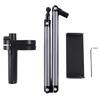 Phone Clip Holder Aluminium Alloy Base Foldable Storage Rotation Soft Cushion Adjustable Angle