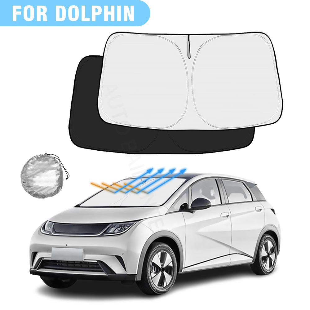 For BYD Dolphin 2026 2026 2026 EV Car Windshield Sunshade Cover Front Window Sun Shade Visor Car Interior UV Protection