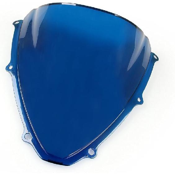 Windshield, PSLER Windscreen Double Bubble for GSXR600 750 K6 2006-2007, Black