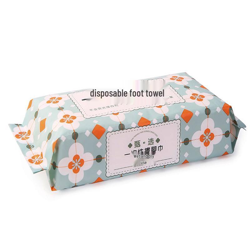 Super Absorbent Dual-Use Disposable Foot Wiping Towels
