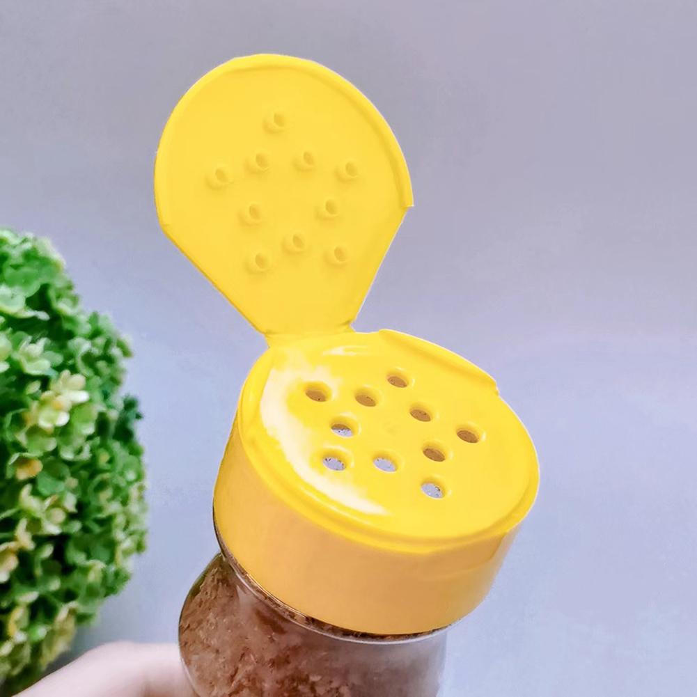 10Pcs 180ml Plastic Seasoning Jar Barbecue Condiment Bottles Spice Bottle