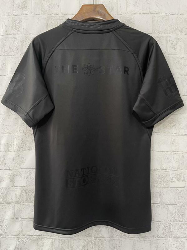 Men's Black Mustang 2025 Rugby Jersey Short Sleeve
