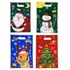 50pcs Glossys Surfaces Holiday Gift Bags 3kg Capacity for Kids Birthday and Christmas Celebration