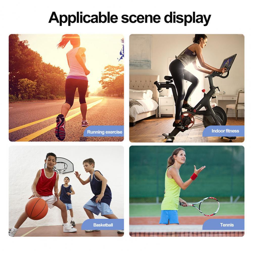 Sweatbands Set 3 Piece, Outdoor Sports Moisture Wicking 2 Wristbands And 1 Headband, Breathable Cotton Athletic Bands For Basketball, Tennis