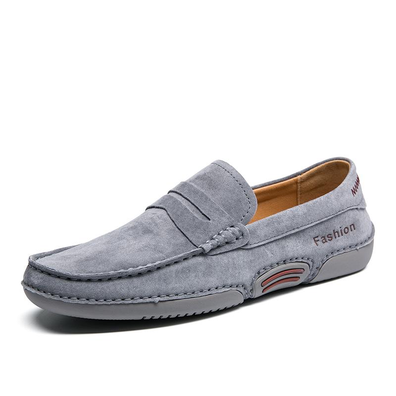 Men's Loafers Slip On Driving Shoes Casual Handmade Moccasins Shoes Luxury Leather Man Flats Lofer Mocassin Home Comfy Footwear