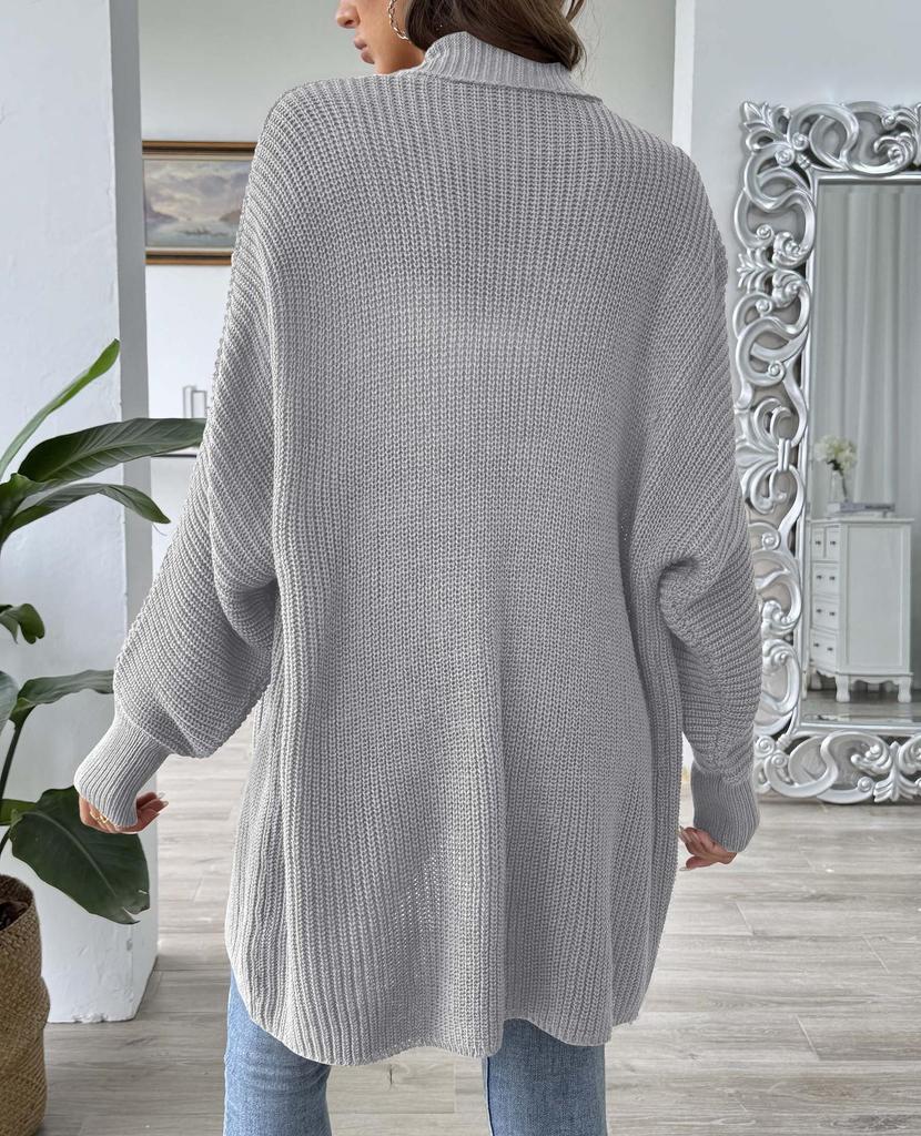 Women's 2025 Autumn/Winter Loose Knit Cardigan – European American Fashion In Multiple Colors
