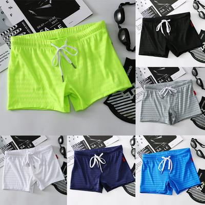 Mens Swim Shorts Big Pouch-Cup Boxer Briefs Pants Sexy