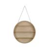 Wall Hanging Background Wall Decoration Toy Sorting Circular  Hanging Wooden Shelf Wall Multi-layer Storage Rack