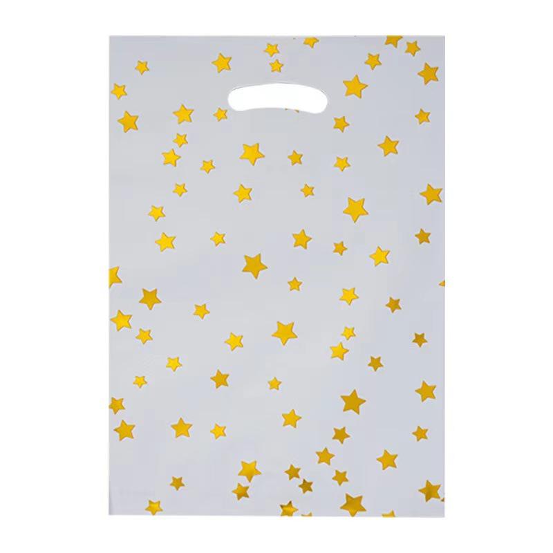 Pentagram Solid Color Gift Bags for Weddings, Birthdays, and Parties