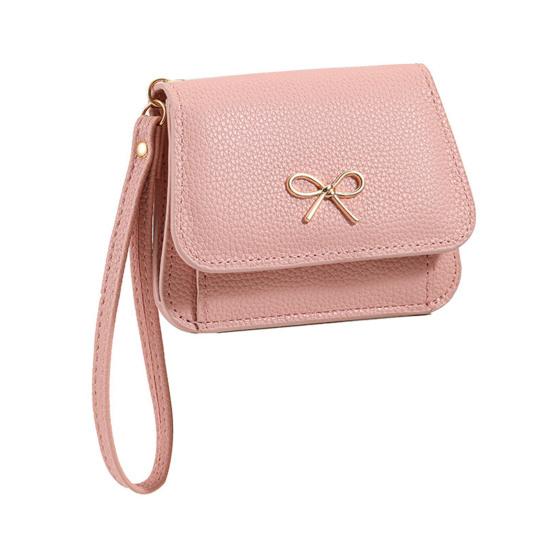 Damen Clutch Geldbörse Mini Geldbörse mit Reißverschluss Münzfach Ausweisfenster Schlanker Kreditkartenhalter Geldbörse für Damen Mädchen