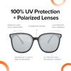 Intellilens | Branded Latest and Stylish Sunglasses | 100% UV Protected | Light Weight, Durable, Premium Looks | Women | Blue Lenses