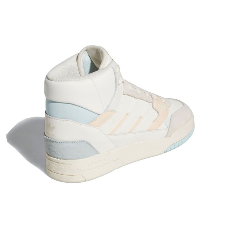 Adidas Originals Comfortable Versatile High-Top Skate Shoes Women Sneakers White Blue Pink HR1417