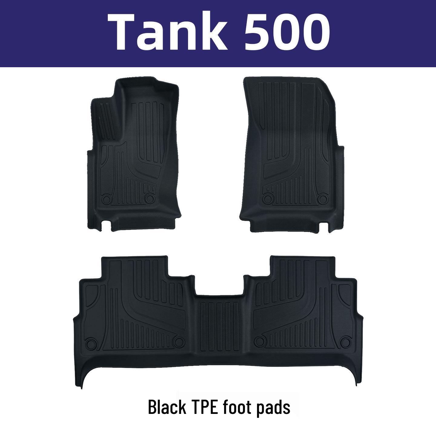 Eco-Friendly TPE Floor Mats for Tank Hi4-Z 300/400/500/700 New Energy Vehicles 2022-2023 Tank 500 Five-seater Fuel