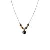 Retro Tiger Eye Stone Necklace for Women: High-End Autumn & Winter Clavicle Chain