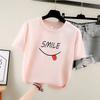 2025 Summer Casual loose student T Shirt Women's Y2k Tops Harajuku funny letter print Short Sleeve T-shirts for Women