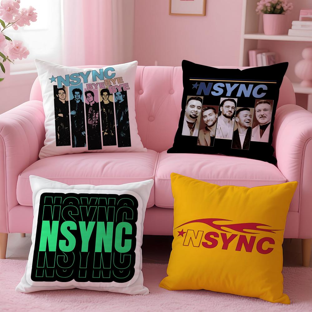 Pop Nsync Kissenbezug Kissenbezug Set 4 Stück 50X50 45X45 40X40 Kissenhülle Dekorativ Sofa Heimdeko