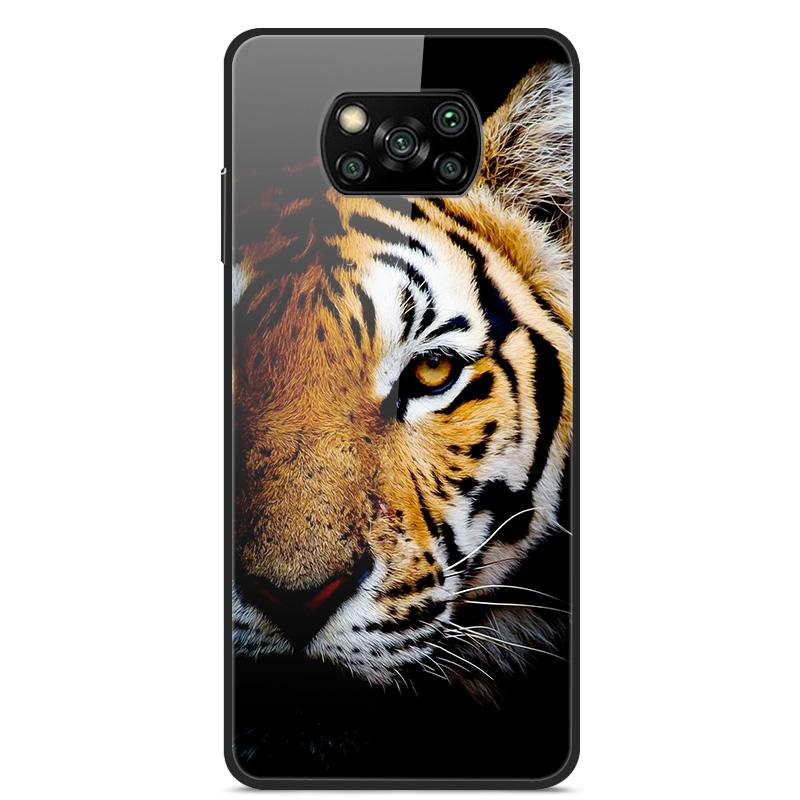 Glass Back Cover For Xiaomi Poco X3 Pro Poco X3 NFC Case Tempered Glass Case For Xiaomi Mi 10T Lite Case Funda POCO X 3 PRO Case
