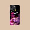 C-Cheshire Cats Phone Case for iPhone 16 15 14 13 12 11 X XR XS 8 7 Pro Max Plus Mini Colour Printing Silicone Cellphones Luxury