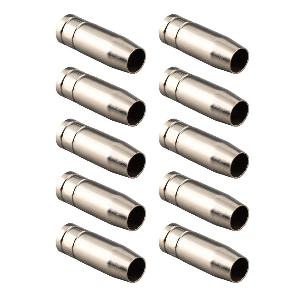 10pcs Brass MIG Welding Nozzle 12mm Diameter Welding Torch Nozzle Gas Nozzle For 15AK