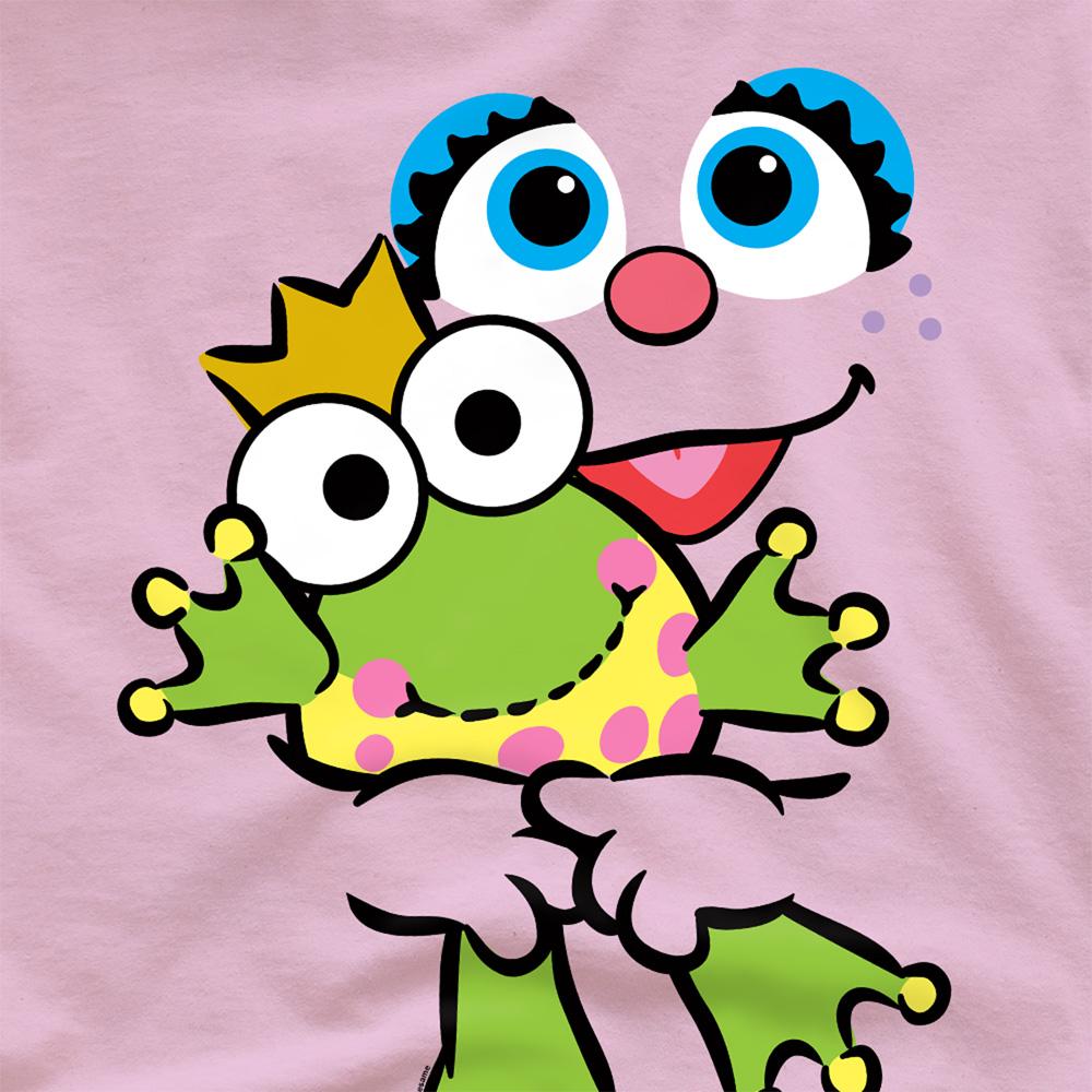 Sesame Street Unisex Adult Holding Prince Abby Cadabby T-Shirt