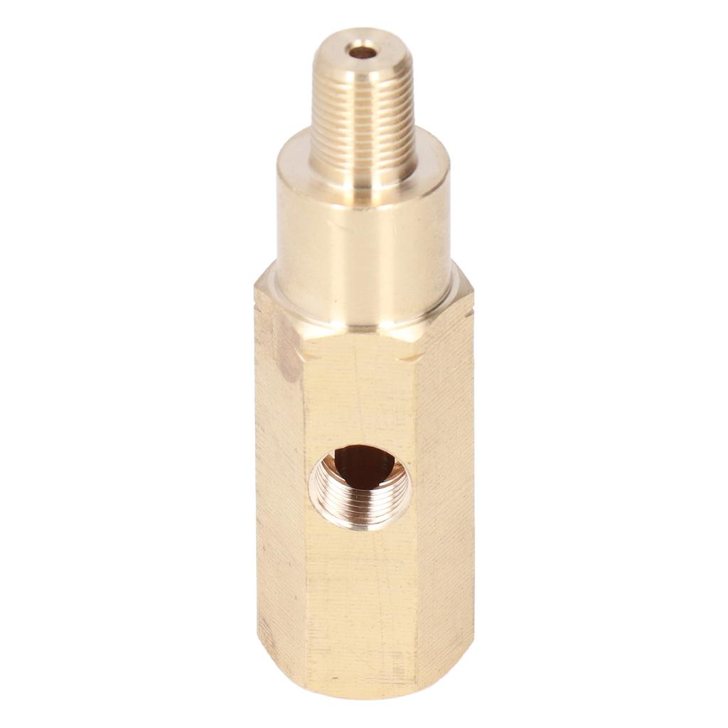 18in Oil Pressure Gauge Adapter Brass T Piece Sensor Sender Universal for Car Modification