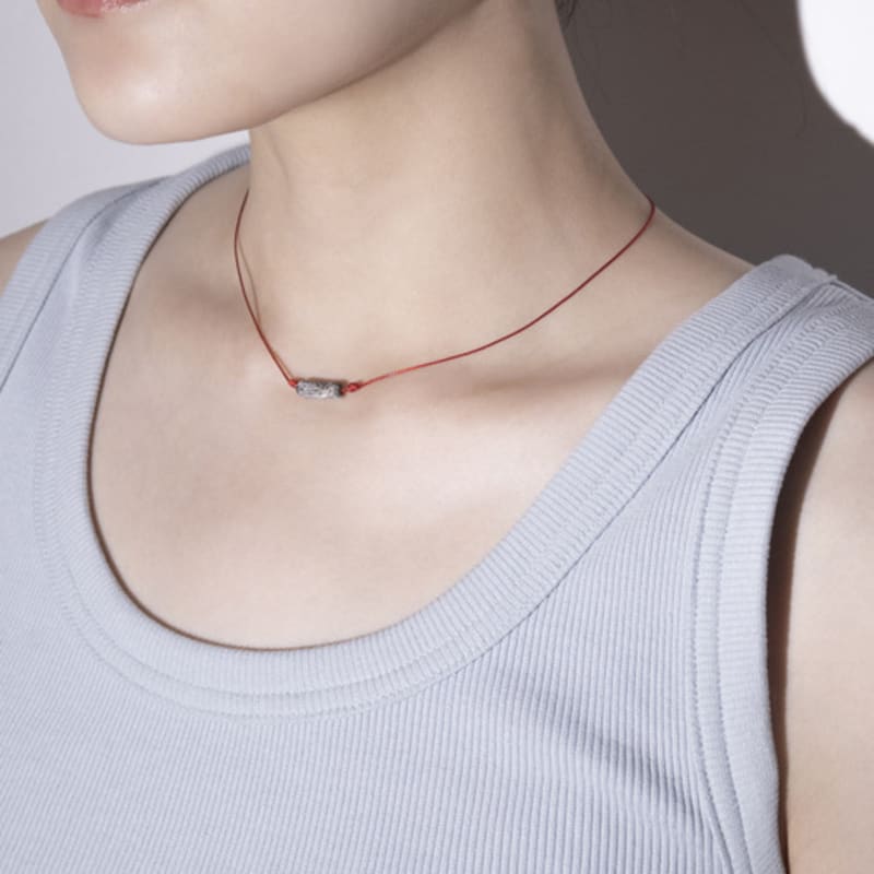 

Kiee Oshimu (Silver925) 403 Stone Red Necklace (Silver925) 403 Stone Red Necklace