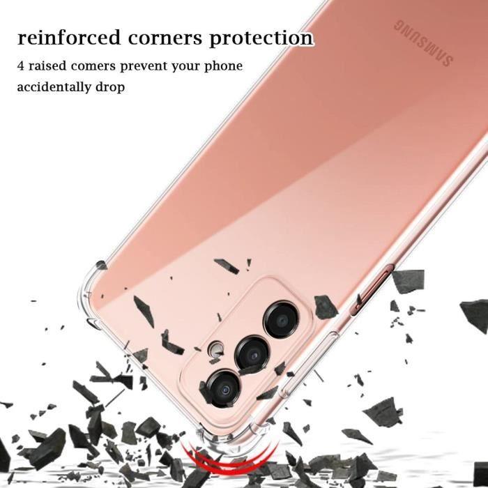 Coque de protection - BOOLING - Samsung Galaxy M23 5G - Souple - Transparent - Pack 2 verres trempés