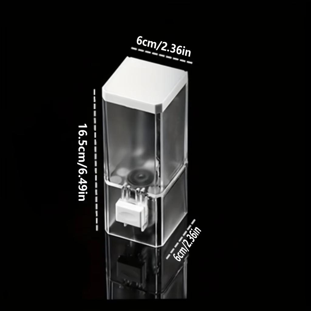 Bathroom Transparent Soap Dispenser Manual Press Soap Dispenser with Holes Wall-mounted Non-marking Disinfection Bottle