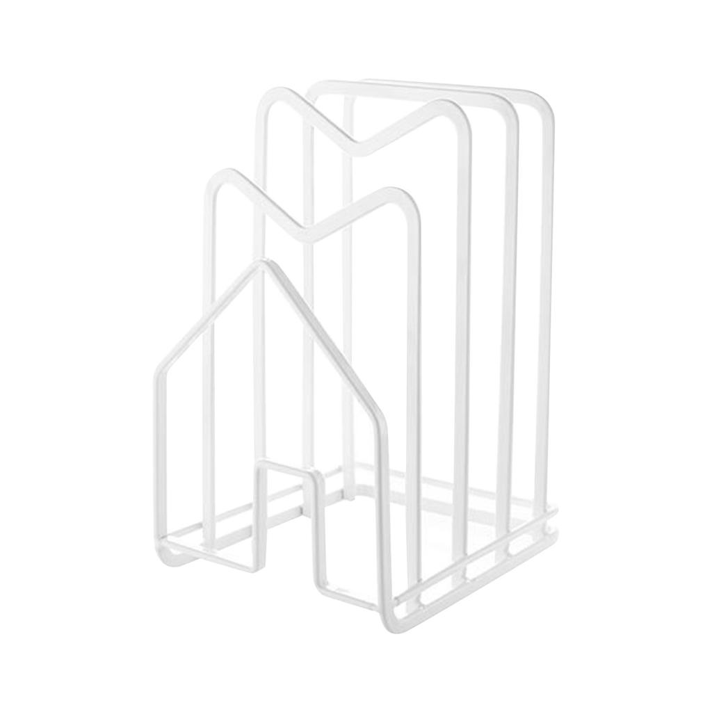 Cutting Board Storage Rack Versatile Chopping Board Pot Pan Lid Stand Holder for Kitchen Cabinet Countertop