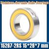 15267-2RS Stainless Bearing 15x26x7 Mm (1 PC) SMR15267 RS, for Bicycle Front/Rear Hubs, Ceramic Balls, Durable