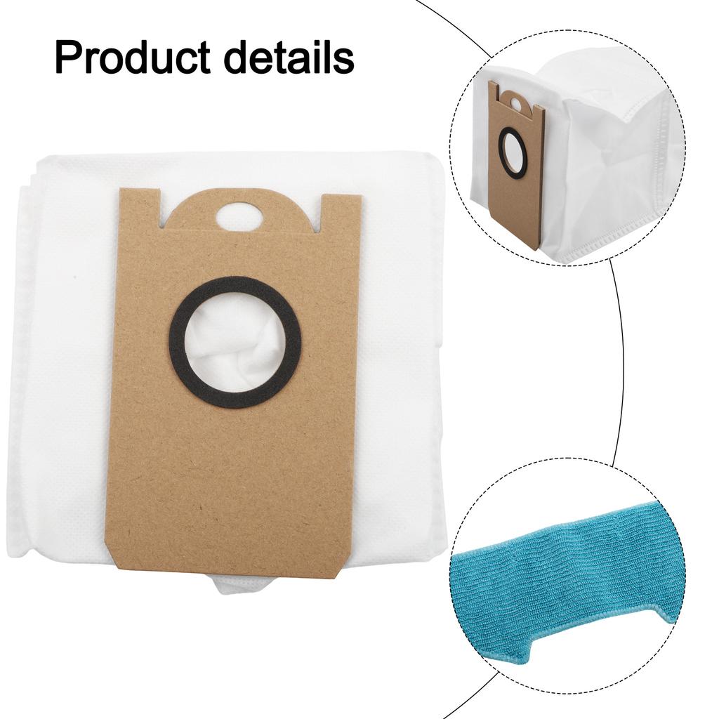 Clog-free Operation Dust Bags Replacement Robot Vacuum Kit
