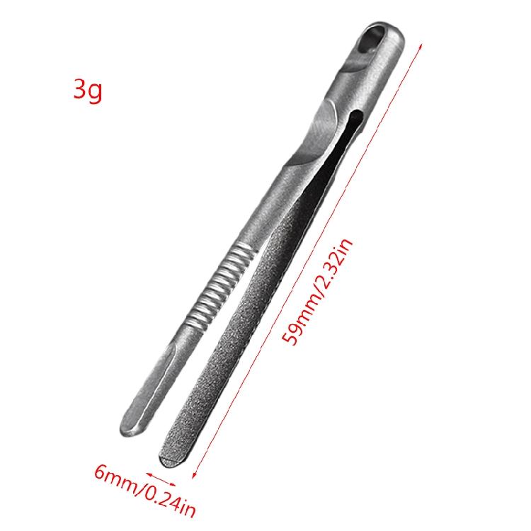 Alloy Tweezers TC4 Tweezers for Outdoor Travel Camping CNC Mini Twe
