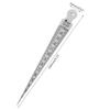 Taper Gage 0-15mm Stainless Steel Taper Welding Gauge Inch & Metric Feeler for G