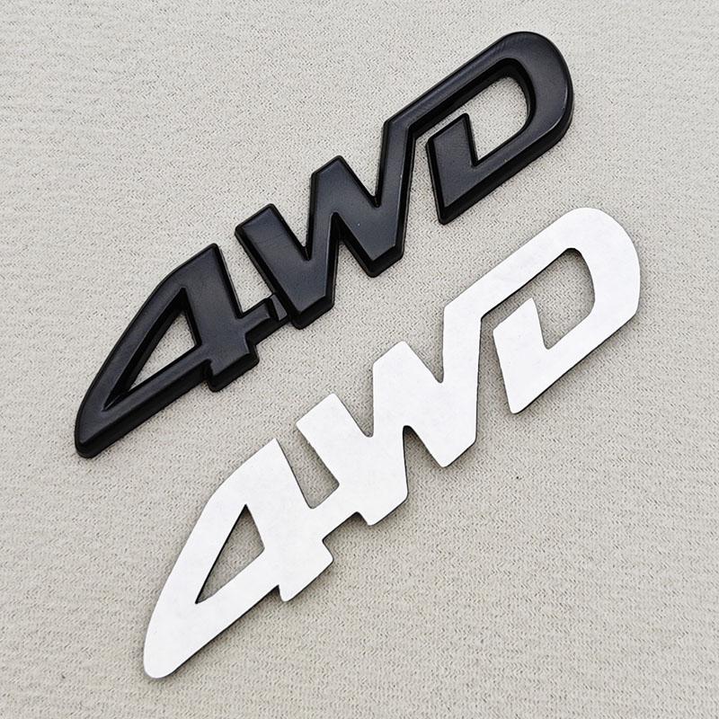 3D Metall Auto Aufkleber Logo 4WD V6 V8 LIMITED Kotflügel Seitenemblem Heckklappen Emblem Für Toyota LC150 LC200 4Runner Tundra Zubehör