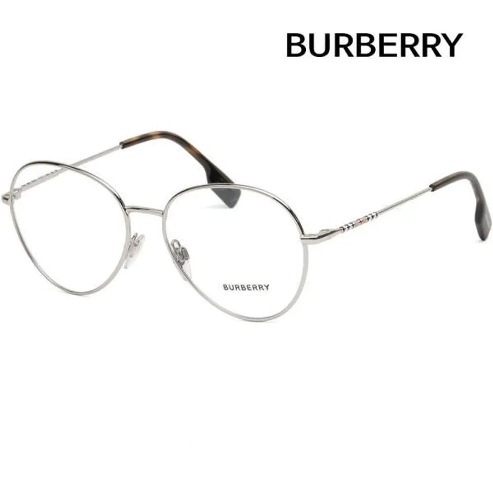 

[Burberry] Eyeglass Frames BE1366 1005 Round Silver Frames FELICITY