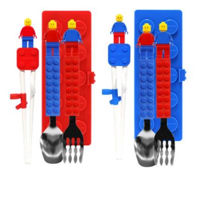 Oxford-Block-Löffel- und Gabeletui-Set, zufällige Lieferung, 1 Set