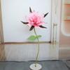 45/60cm PE Foam Flower Pink Fake Flowers Head New Artificial Magnolia Flower  Photographic Props
